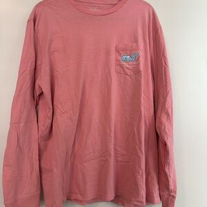 Vineyard Vines Pink Long Sleeve Tee